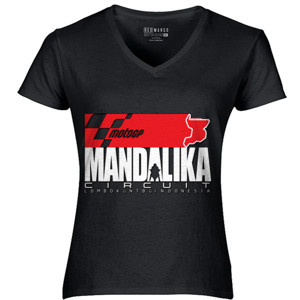 Kaos MotoGP Mandalika Circuit Impact  on Dark