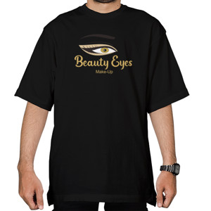 Kaos Oversize Beauty Eyes Make-Up