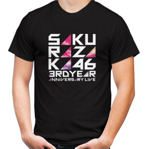 Kaos Skaurazaka 3 aniv hitam