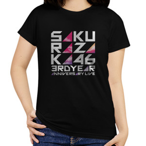 Kaos Skaurazaka 3 aniv hitam