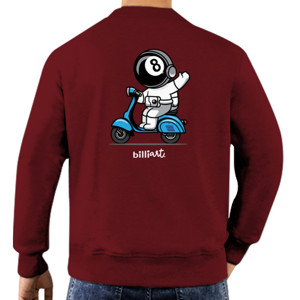 Jaket Sweater i'am back from the moon | billiArt