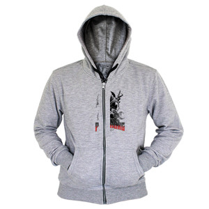 Hoodie Zipper Petarung Ninja