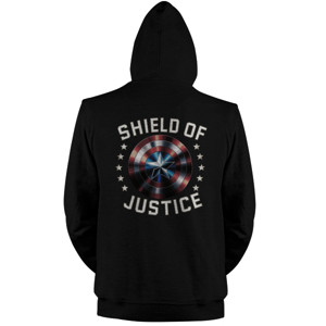 Jaket Hoodie  Cap. America Shield & Thor