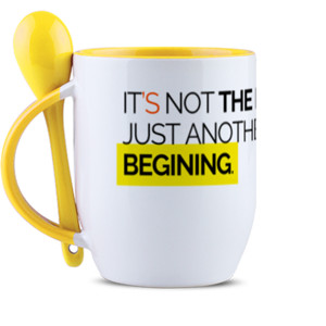 Mug Sendok Naruto - Its Not The End Just Another Begining
