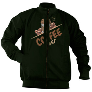 Jaket Bomber Coffee Lover KOR001 Pria