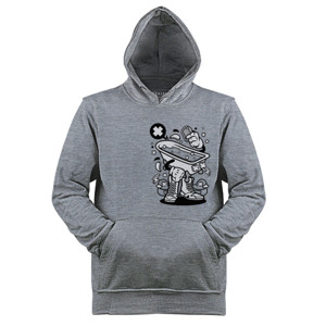 Jaket Hoodie Bak Sporty