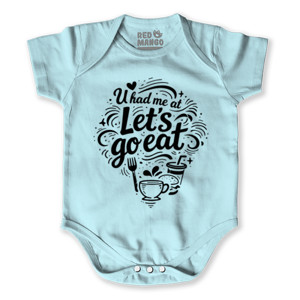 Baby Jumper Valentine Love Food Typography