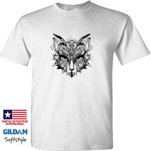 Kaos Premium - Seni Gambar Abstrak Binatang