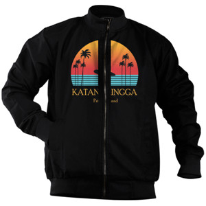 Jaket Bomber katang lingga