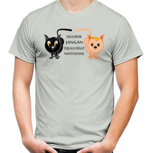 Kaos Kucing Jaga Jarak