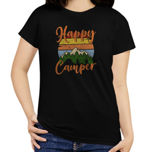 Kaos Wanita Adventure Happy Camper