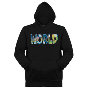 Jaket Hoodie WORLD