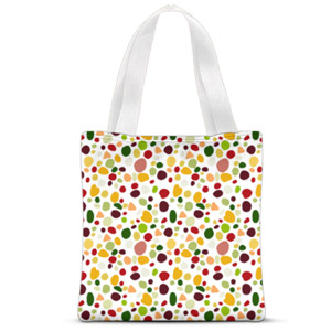 Tas Tote Fullprint Color Stones