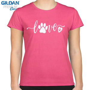 Kaos Kaos Wanita love PAW