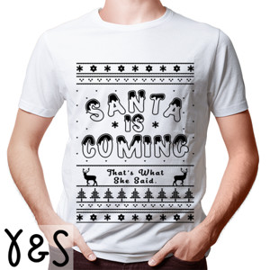 Kaos SANTA IS COMING