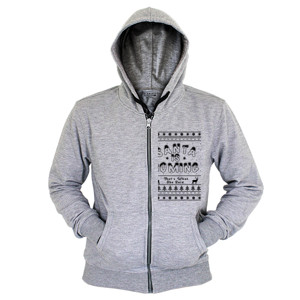 Hoodie Zipper SANTA IS COMING