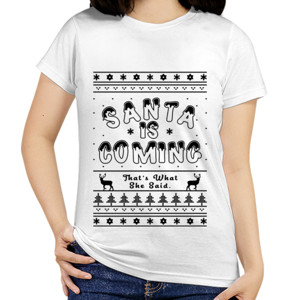 Kaos SANTA IS COMING