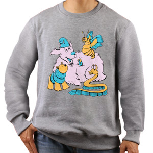 Jaket Sweater Animal Cartoon - premium