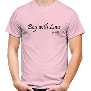 Kaos Boy with Luv BTS