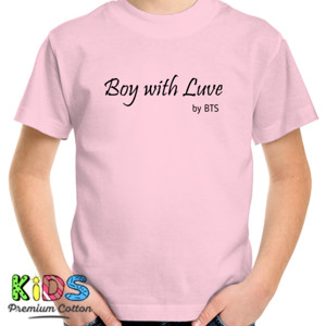 Kaos Boy with Luv BTS