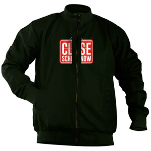 Jaket Bomber Close School Now