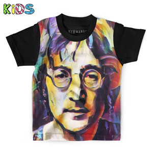 Kaos Anak Full-Print Baju Anak Abstract Jhon