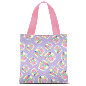 Tas Tote Fullprint Pastel Milk Peach