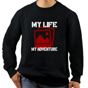 Jaket Sweater My Life My Adventure