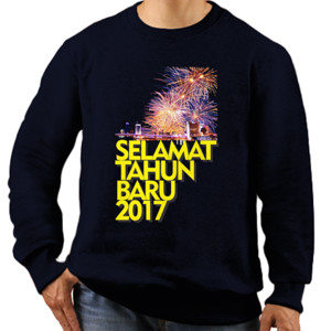 Jaket Sweater Selamat Tahun Baru 2017