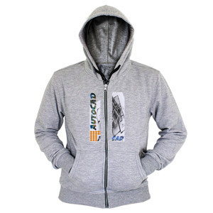 Hoodie Zipper Drafting CAD