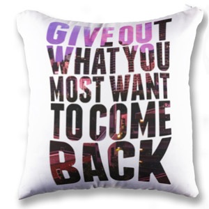 Bantal give to get back
