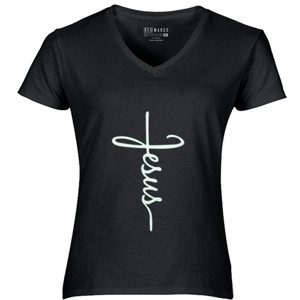 Kaos Tulisan Jesus Miring