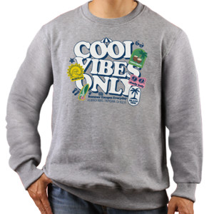 Jaket Sweater Kaos COOL VIBES ONLY Summer Beach - Tropical Patch