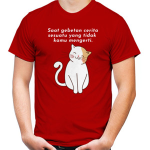 Kaos Wanita Lengan Pendek Puspus - Gebetan