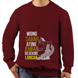 Jaket Sweater WONG SABAR