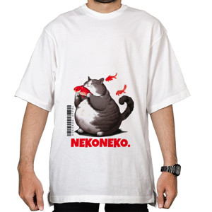 Kaos Oversize NekoNeko by Kokoroo