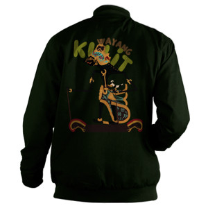 Jaket Bomber Wayang Kulit