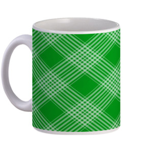 Mug Diagonal Green