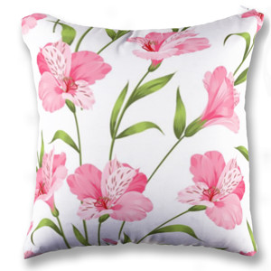 Bantal Pink Flowers