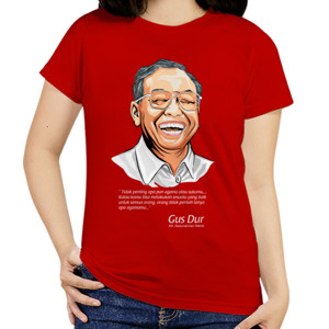 Kaos Gus Dur Bapak Pluralisme