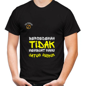 Kaos Baju Tentang Bersedekah