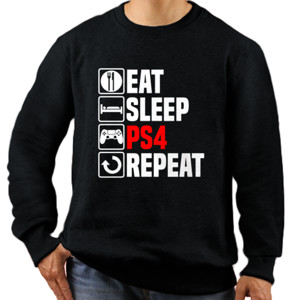 Jaket Sweater Eat Sleep Play PS4