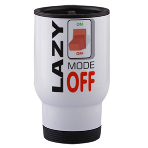 Travel Mug Lazy mode off