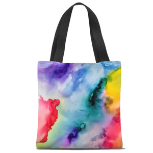Tas Tote Fullprint Warna abstrak
