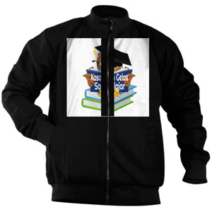 Jaket Bomber Kosongkan Gelas saat Belajar motivasi inspirasi 