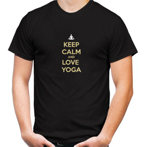 Kaos Keep Calm and Love Yoga