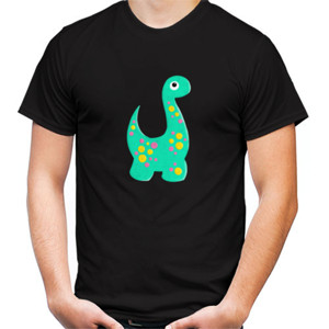 Kaos Dino - V-neck Wanita by Co_mbro