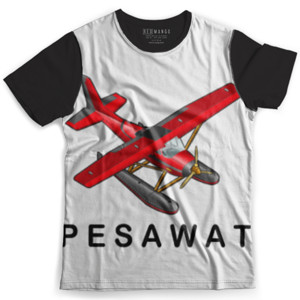 Kaos Fullprint pesawat