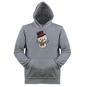 Jaket Hoodie Christmas Snowman