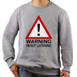Jaket Sweater Warning